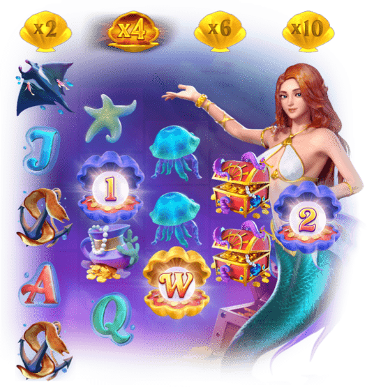 วิธีเล่นเกมสล็อต Mermaid Riches